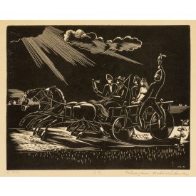 Gáborjáni Szabó Kálmán: Lovasszekér, 1936