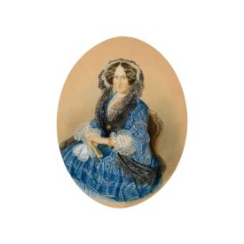   Barabás Miklós: Wagner Cosima, Liszt Ferenc leánya, Richard Wagner felesége, 1894