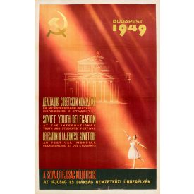   A szovjet ifjúság küldöttsége az ifjúság és diákság nemzetközi ünnepélyén, 1949