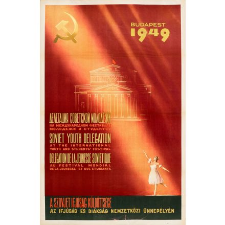 A szovjet ifjúság küldöttsége az ifjúság és diákság nemzetközi ünnepélyén, 1949