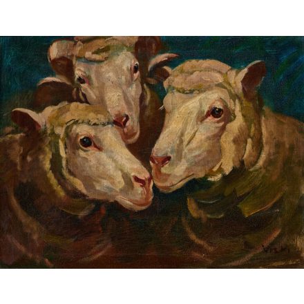 Viski János: Istállóban