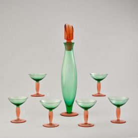 6 személyes 7 darabos likörős készlet