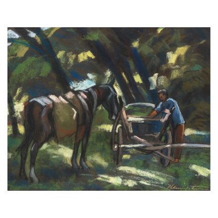 Klein Ferenc: Lovas szekér